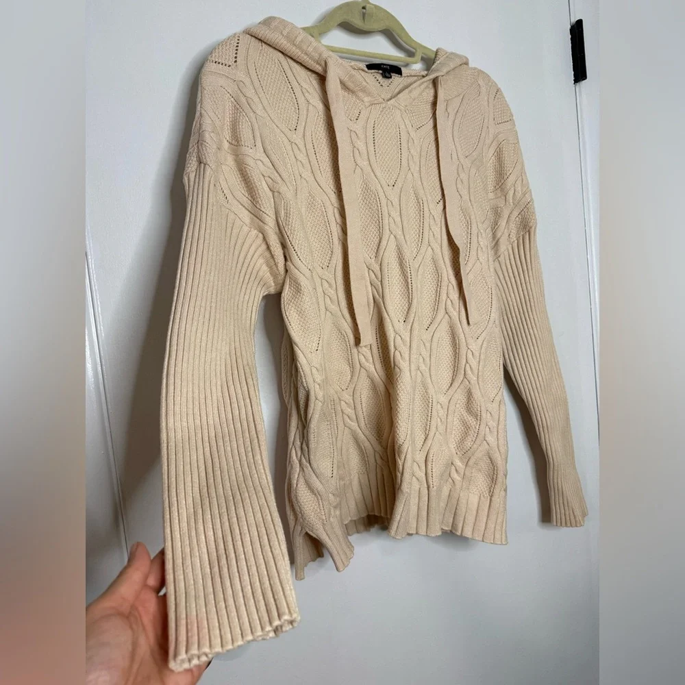 Fate Cable Knit Tan Sweater‎